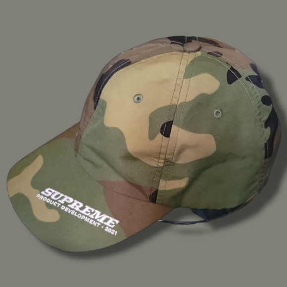 Nwt supreme 6-panel nylon camaflauge camp cap adjustable unisex - Picture 3 of 7